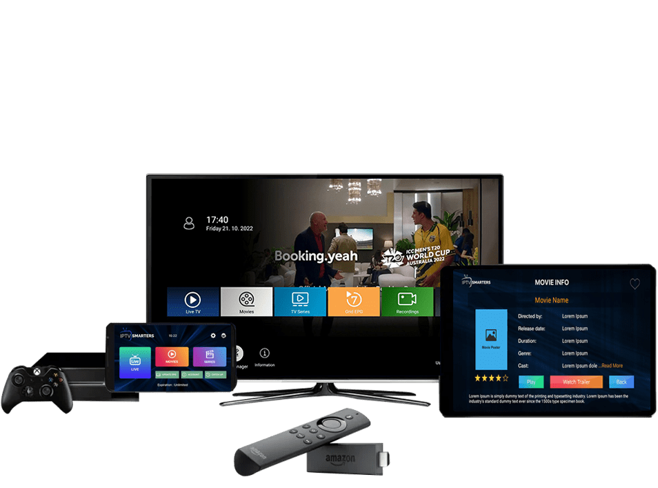 Abonnement IPTV Smarters Pro Premium de 1 Mois